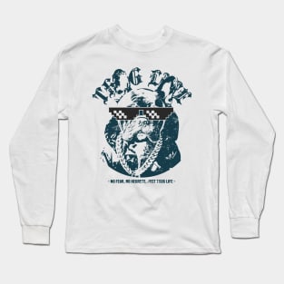 Vintage Stencil THUG LIFE Long Sleeve T-Shirt